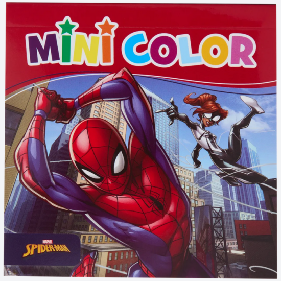Livre de coloriage minicolor spiderman